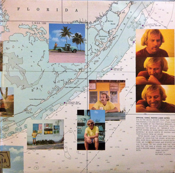 Jimmy Buffett : A1A (LP, Album, Gat)