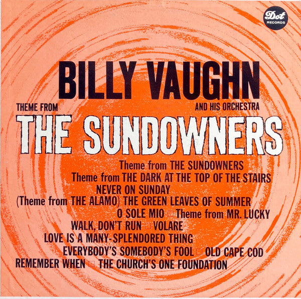 Billy Vaughn And His Orchestra : The Sundowners (LP, Album)