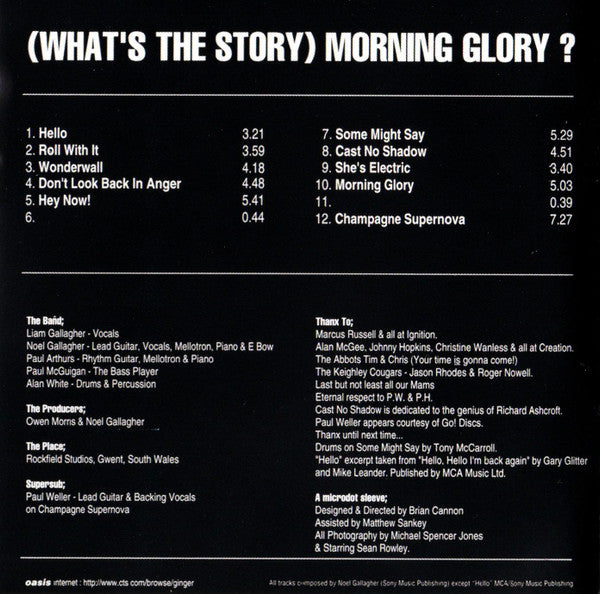 Oasis (2) : (What's The Story) Morning Glory? (CD, Album)