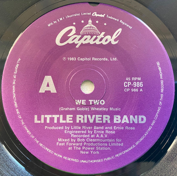Little River Band : We Two (7", Single)