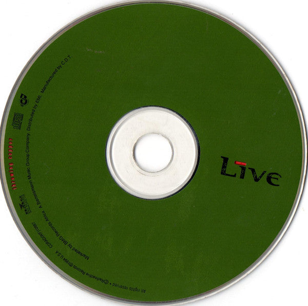 Live : Throwing Copper (CD, Album)