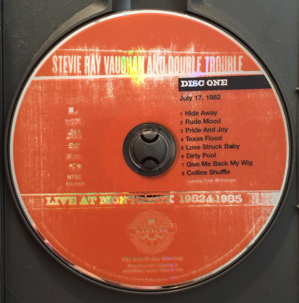 Stevie Ray Vaughan And Double Trouble* : Live At Montreux 1982 & 1985 (2xDVD-V, NTSC)