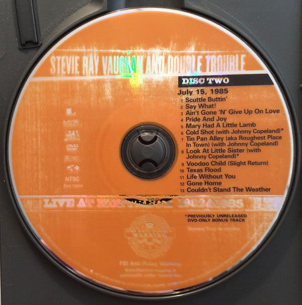 Stevie Ray Vaughan And Double Trouble* : Live At Montreux 1982 & 1985 (2xDVD-V, NTSC)