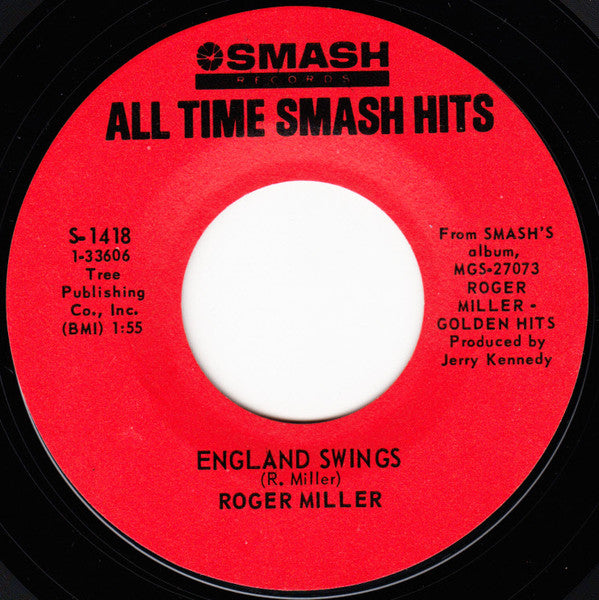 Roger Miller : King Of The Road / England Swings (7", Single)
