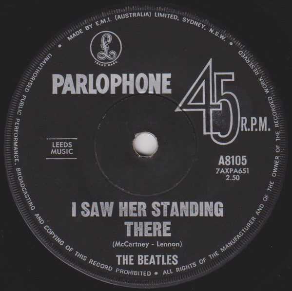 The Beatles : Love Me, Do (7", Single, Mono)