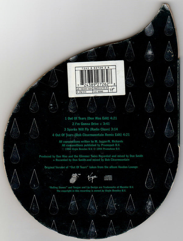The Rolling Stones : Out Of Tears (CD, Single, Tea)
