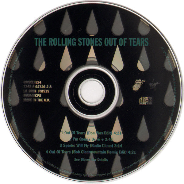 The Rolling Stones : Out Of Tears (CD, Single, Tea)