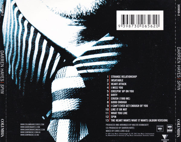 Darren Hayes : Spin (CD, Album)