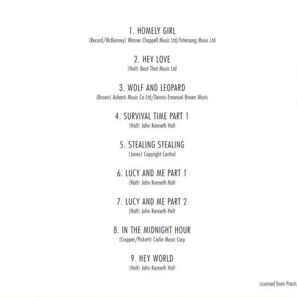 John Holt : The Best Of John Holt (CD, Comp)
