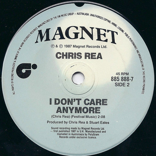 Chris Rea : Let's Dance (7", Single)