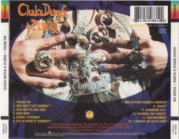 Chaka Demus & Pliers : Tease Me (CD, Album)