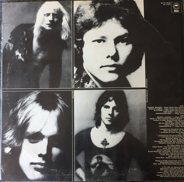 The Edgar Winter Group : They Only Come Out At Night (LP, Album, Ora)