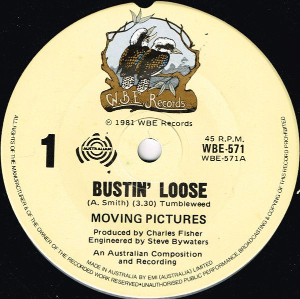 Moving Pictures (2) : Bustin' Loose (7", Single)