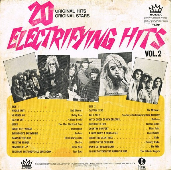 Various : 20 Electrifying Hits Vol. 2 (LP, Comp, Ltd)