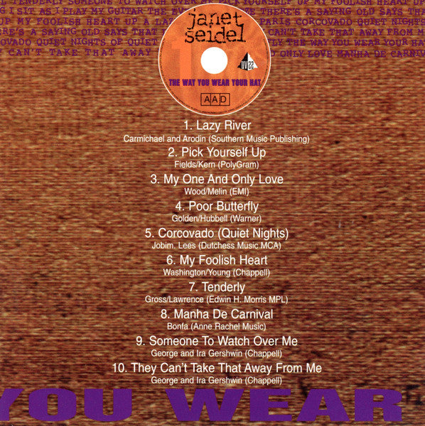 Janet Seidel : The Way You Wear Your Hat (2xCD, Album, 20 )