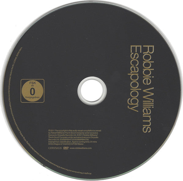 Robbie Williams : Escapology (CD, Album, RE + DVD-V, NTSC + Ltd, S/Edition)