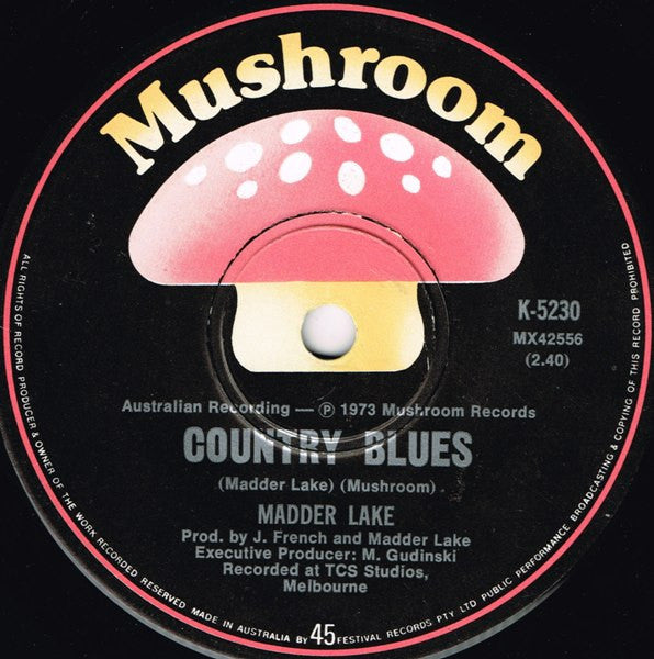 Madder Lake : 12-LB. Toothbrush (7", Single, RP)