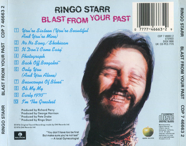 Ringo Starr : Blast From Your Past (CD, Comp, RE, RP)