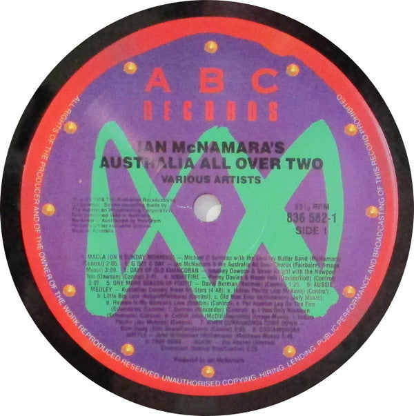Ian McNamara : Australia All Over ㅇ Volume Two (LP, Comp)