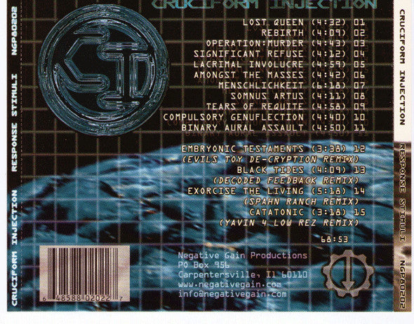 Cruciform Injection : Response Stimuli (CD, Album)