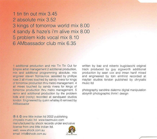 Baz : Smile To Shine (CD, Maxi)
