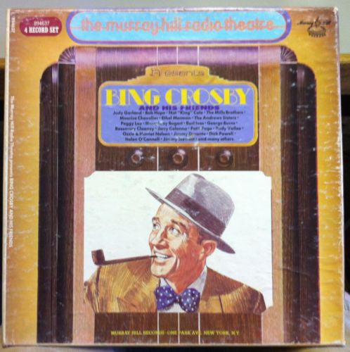 Bing Crosby And His Friends* : Murray Hill Radio Theatre Presents Bing Crosby And His Friends (4xLP, Comp + Box)