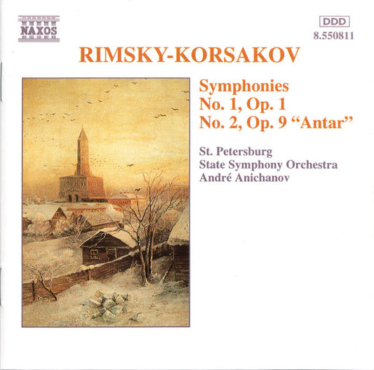 Nikolai Rimsky-Korsakov / André Anichanov, St. Petersburg State Orchestra : Symphonies Nos. 1 & 2 (CD, Album)