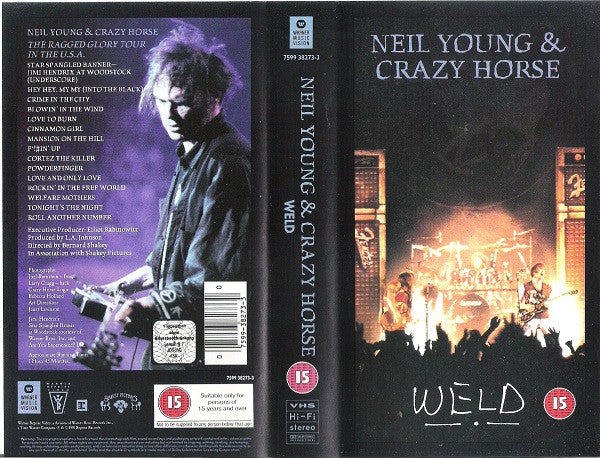 Neil Young & Crazy Horse : Weld (VHS, PAL)