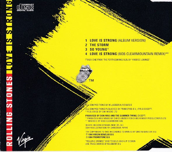 Rolling Stones* : Love Is Strong (CD, Single)