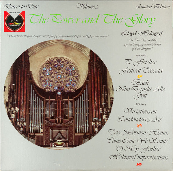 Lloyd Holzgraf : The Power And The Glory Volume 2 (LP, Album, Ltd)