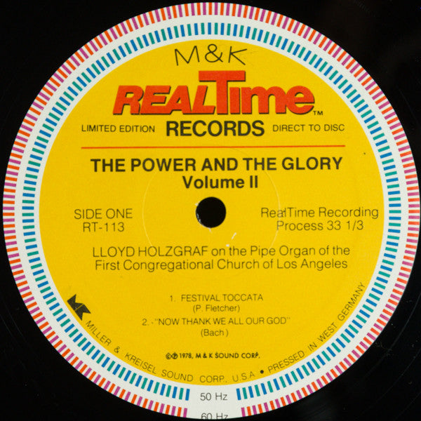 Lloyd Holzgraf : The Power And The Glory Volume 2 (LP, Album, Ltd)