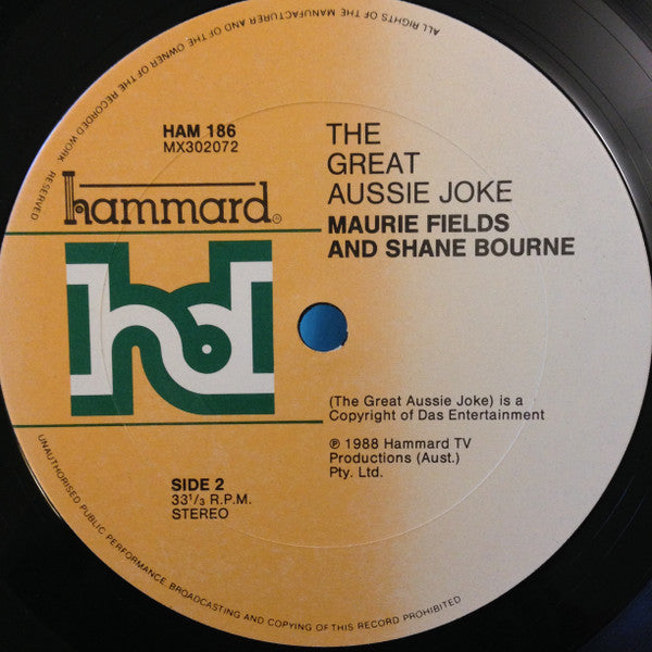 Maurie Fields & Shane Bourne : The Great Aussie Joke (LP, Comp)