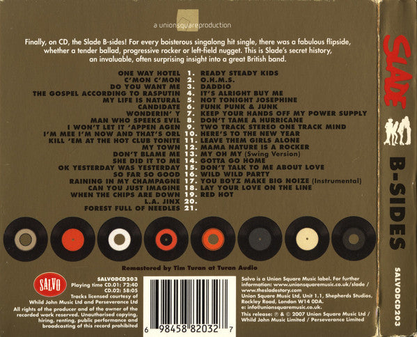 Slade : B-Sides (2xCD, Comp, RM)