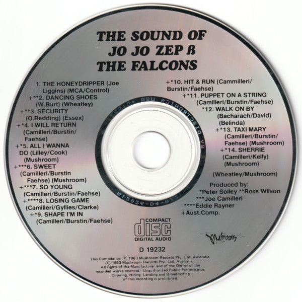 Jo Jo Zep and the Falcons : The Sound Of Jo Jo Zep & The Falcons (CD, Album, Comp, RE)