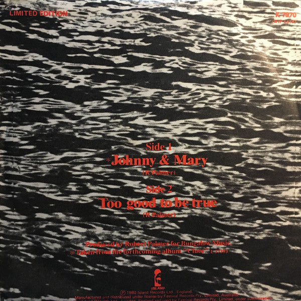 Robert Palmer : Johnny And Mary (7", Single)