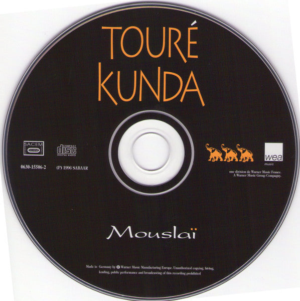Touré Kunda : Mouslaï (CD, Album)