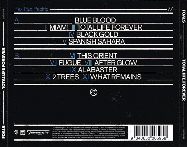 Foals : Total Life Forever (CD, Album)
