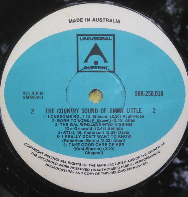 Jimmy Little : The Country Sound Of Jimmy Little (LP, RE)