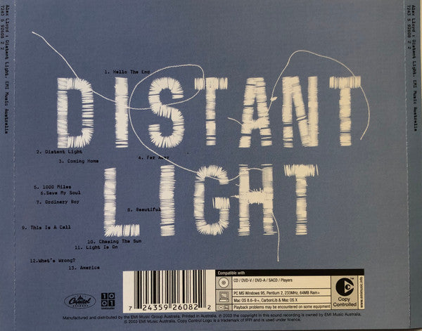 Alex Lloyd : Distant Light (CD, Album, Copy Prot.)