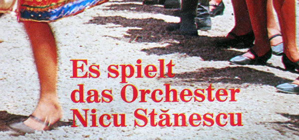 Orchestra Nicu Stănescu : Von Den Karpaten Zum Schwarzen Meer (LP, Album)