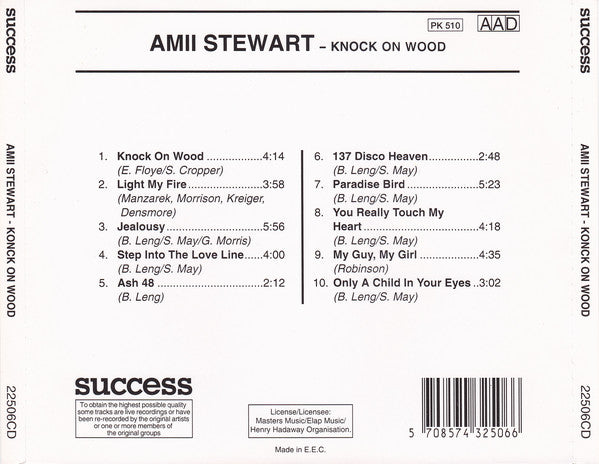 Amii Stewart : Knock On Wood (CD, Comp)