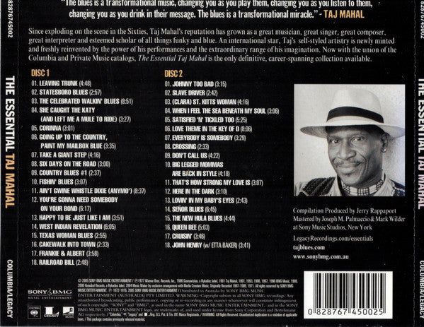 Taj Mahal : The Essential Taj Mahal (2xCD, Comp)