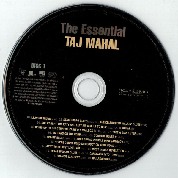Taj Mahal : The Essential Taj Mahal (2xCD, Comp)
