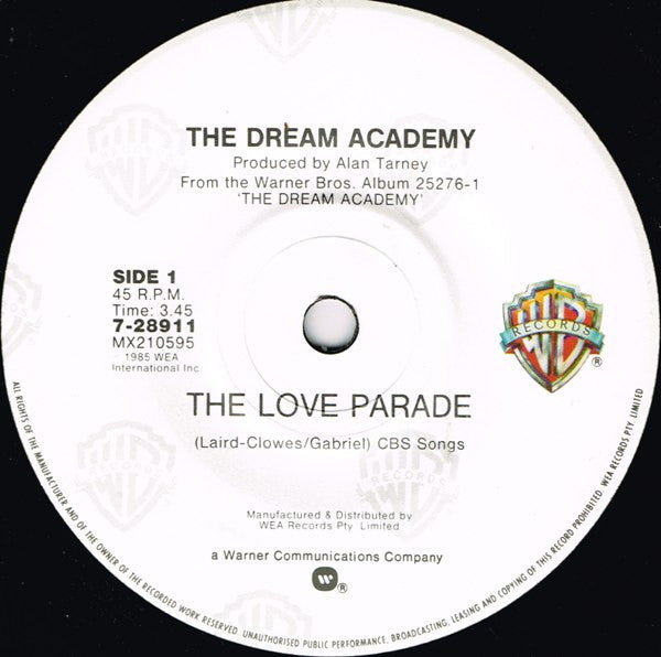The Dream Academy : The Love Parade (7")