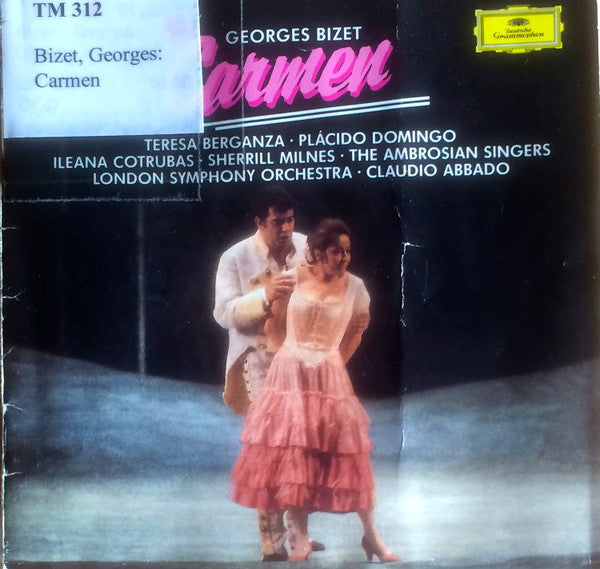 Georges Bizet - Teresa Berganza · Placido Domingo · Ileana Cotrubas · Sherrill Milnes · The Ambrosian Singers · London Symphony Orchestra · Claudio Abbado : Carmen (3xCD, Album, RE, RM)