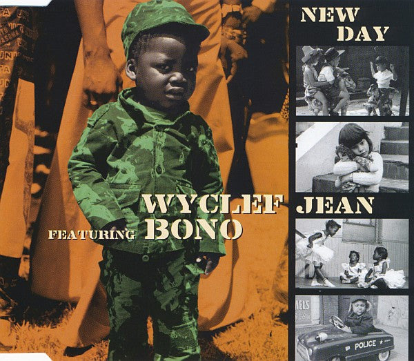 Wyclef Jean Featuring Bono : New Day (CD, Single)