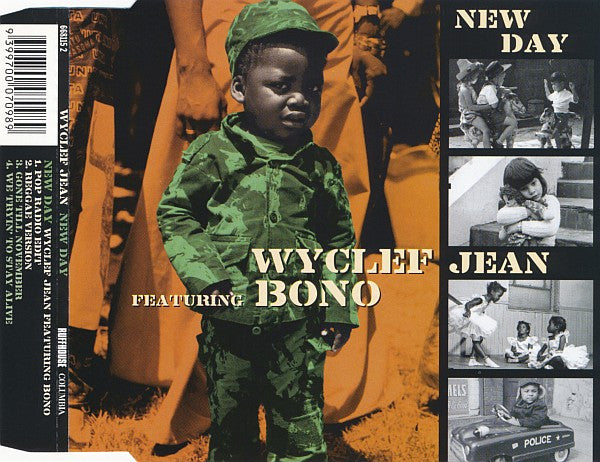 Wyclef Jean Featuring Bono : New Day (CD, Single)
