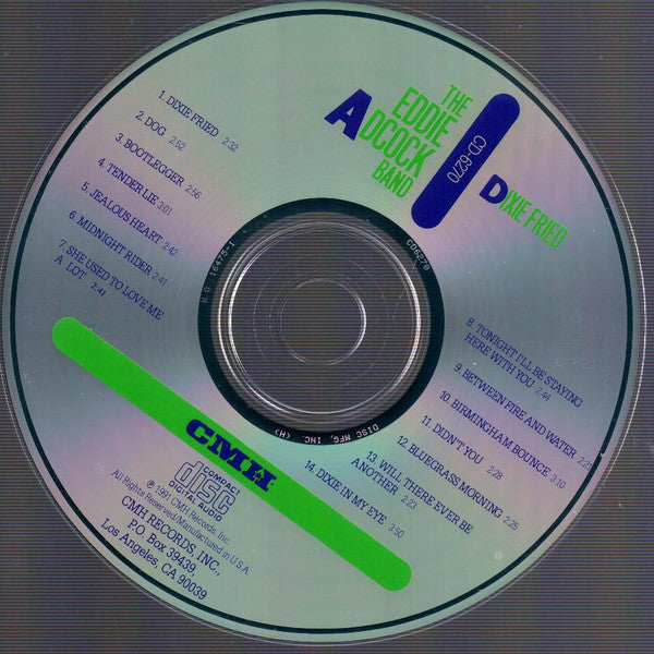 The Eddie Adcock Band : Dixie Fried (CD, Album)