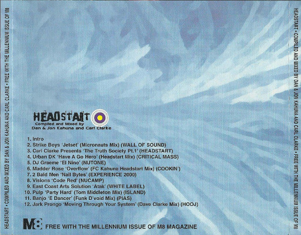 Dan & Jon Kahuna & Carl Clarke : Headstart (CD, Comp, Mixed)