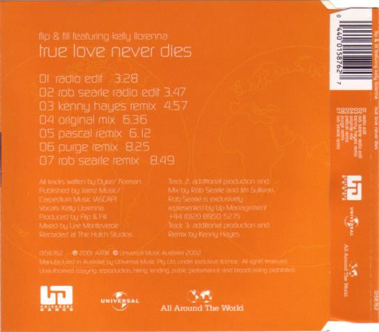 Flip & Fill : True Love Never Dies (CD, Maxi)